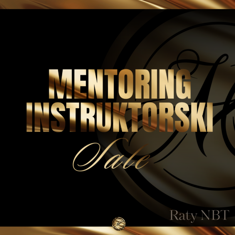 MENTORING INSTRUKTORSKI SALE - PŁATNOŚĆ RATALNA