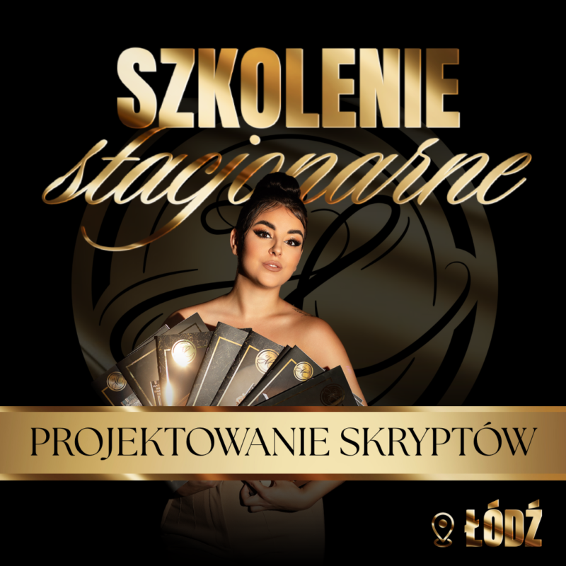 SZKOLENIE STACJONARNE W ŁODZI - ZAPROJEKTUJ SKRYPTY SZKOLENIOWE