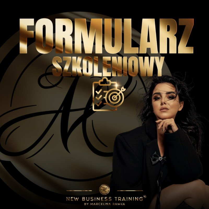FORMULARZ SZKOLENIOWY - SZKOLENIE ONLINE