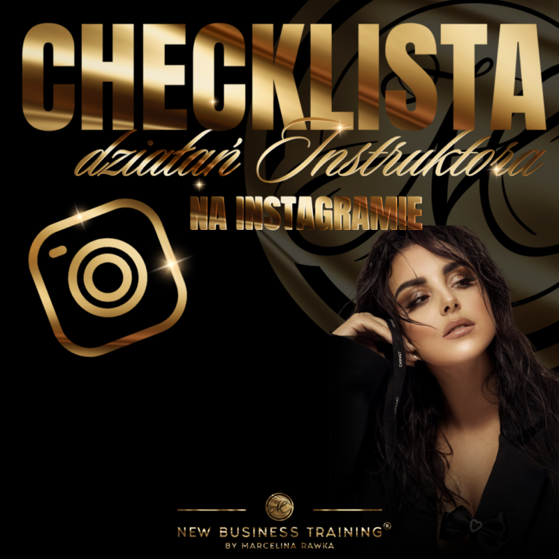 CHECKLISTA DZIAŁAŃ INSTRUKTORA NA INSTAGRAMIE - szkolenie online